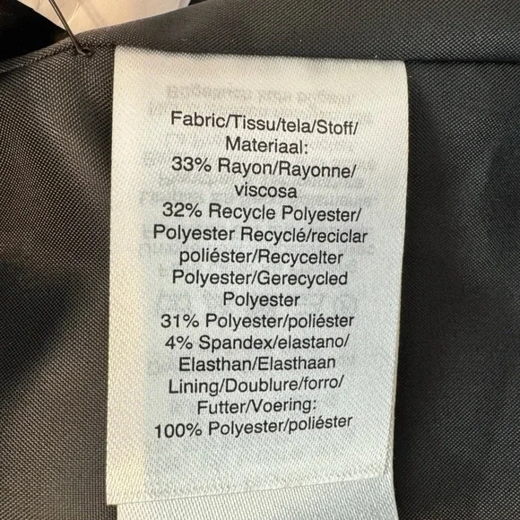 DKNY Peplum Blazer Size 4 Petite - Picture 5 of 8